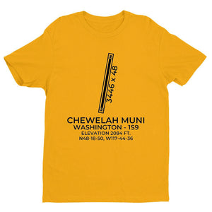 1s9 chewelah wa t shirt, Yellow