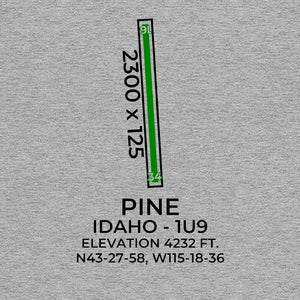 1u9 pine id t shirt, Gray