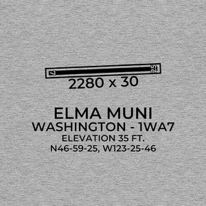 1wa7 elma wa t shirt, Gray