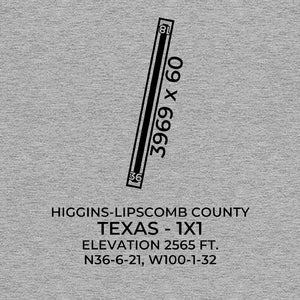 1x1 higgins tx t shirt, Gray