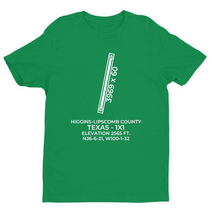 1x1 higgins tx t shirt, Green