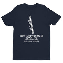 Load image into Gallery viewer, 1y5 new hampton ia t shirt, Navy