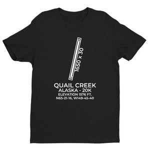 20k quail creek ak t shirt, Black
