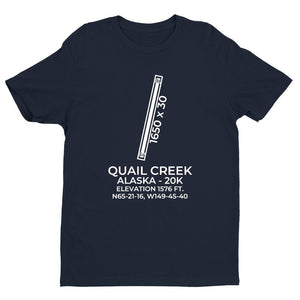 20k quail creek ak t shirt, Navy