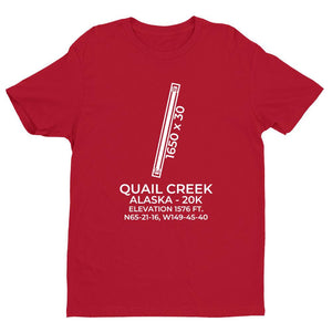 20k quail creek ak t shirt, Red