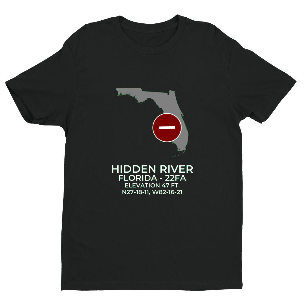 HIDDEN RIVER (22FA) outside SARASOTA; FLORIDA (FL) T-Shirt