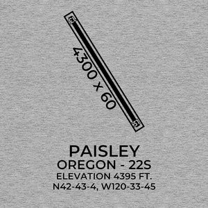22S facility map in PAISLEY; OREGON