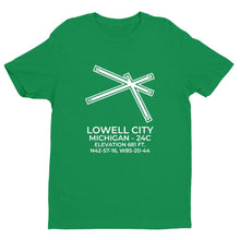 Load image into Gallery viewer, 24c lowell mi t shirt, Green