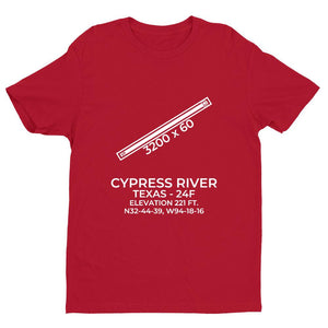 24f jefferson tx t shirt, Red