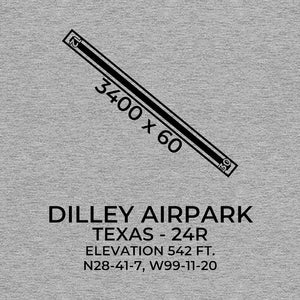 24r dilley tx t shirt, Gray