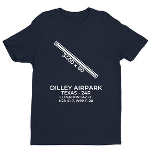 24r dilley tx t shirt, Navy