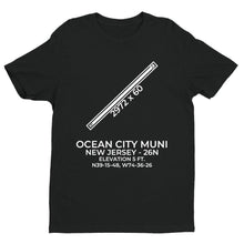 Load image into Gallery viewer, 26n ocean city nj t shirt, Black
