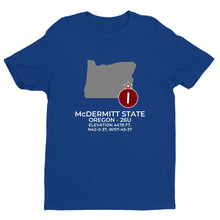 Load image into Gallery viewer, MC DERMITT STATE in McDERMITT; OREGON (26U) T-Shirt