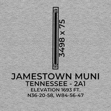 Load image into Gallery viewer, 2a1 jamestown tn t shirt, Gray