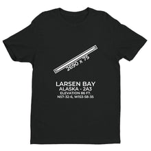 Load image into Gallery viewer, 2a3 larsen bay ak t shirt, Black