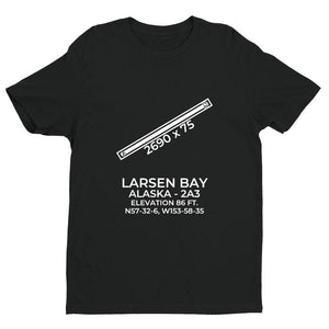 2a3 larsen bay ak t shirt, Black