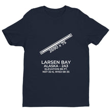 Load image into Gallery viewer, 2a3 larsen bay ak t shirt, Navy