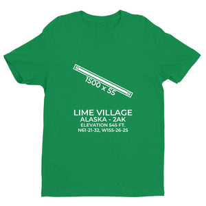 2ak lime village ak t shirt, Green