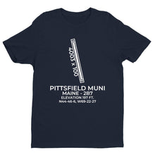Load image into Gallery viewer, 2b7 pittsfield me t shirt, Navy