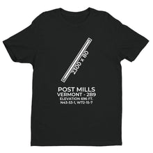 Load image into Gallery viewer, 2b9 post mills vt t shirt, Black