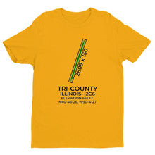 Load image into Gallery viewer, 2c6 yates city il t shirt, Yellow