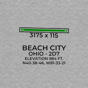 2d7 beach city oh t shirt, Gray