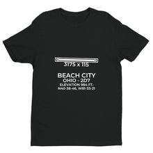 Load image into Gallery viewer, 2d7 beach city oh t shirt, Black