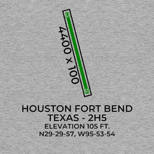 Load image into Gallery viewer, 2h5 houston tx t shirt, Gray