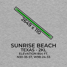 Load image into Gallery viewer, 2KL facility map in SUNRISE BEACH VILLAGE; TEXAS
