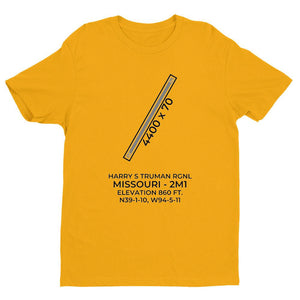 2m1 bates city mo t shirt, Yellow