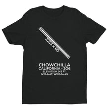 Load image into Gallery viewer, 2o6 chowchilla ca t shirt, Black