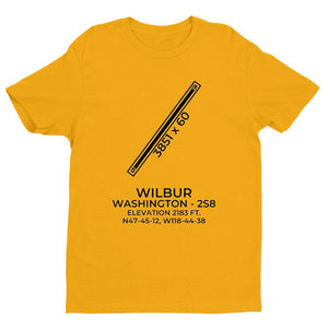 2s8 wilbur wa t shirt, Yellow