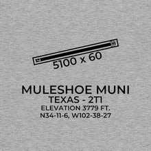 Load image into Gallery viewer, 2t1 muleshoe tx t shirt, Gray