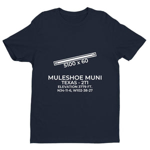 2t1 muleshoe tx t shirt, Navy