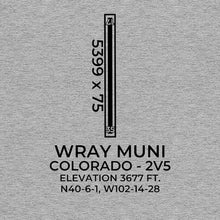 Load image into Gallery viewer, 2v5 wray co t shirt, Gray