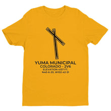 Load image into Gallery viewer, 2v6 yuma co t shirt, Yellow