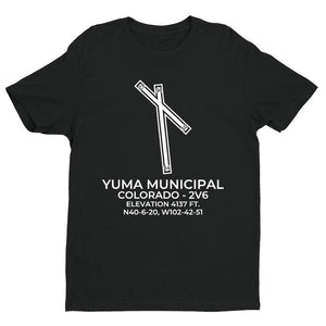 2v6 yuma co t shirt, Black