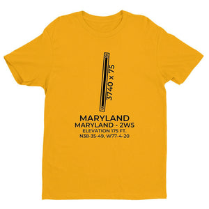2w5 indian head md t shirt, Yellow