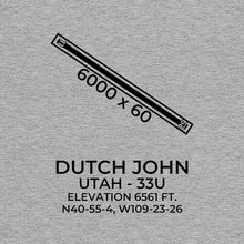 Load image into Gallery viewer, 33U facility map in DUTCH JOHN; UTAH