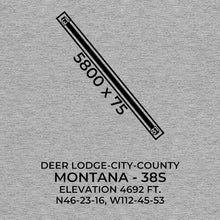 Load image into Gallery viewer, 38S facility map in DEER LODGE; MONTANA