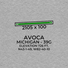 Load image into Gallery viewer, 39G facility map in AVOCA; MICHIGAN