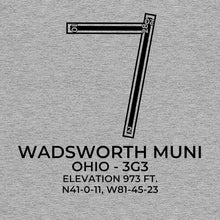 Load image into Gallery viewer, 3g3 wadsworth oh t shirt, Gray