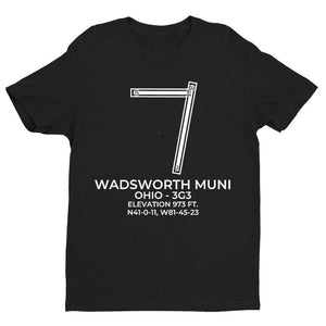 3g3 wadsworth oh t shirt, Black
