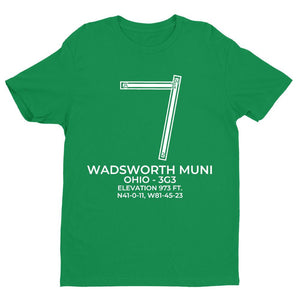 3g3 wadsworth oh t shirt, Green
