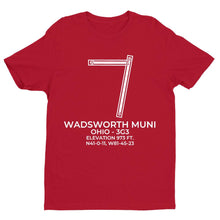 Load image into Gallery viewer, 3g3 wadsworth oh t shirt, Red