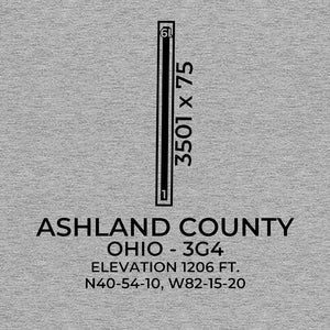3g4 ashland oh t shirt, Gray