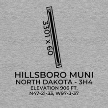Load image into Gallery viewer, 3h4 hillsboro nd t shirt, Gray