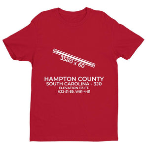 3j0 hampton sc t shirt, Red