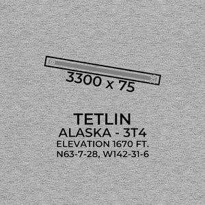 3T4 facility map in TETLIN; ALASKA