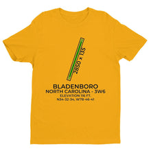 Load image into Gallery viewer, 3w6 bladenboro nc t shirt, Yellow